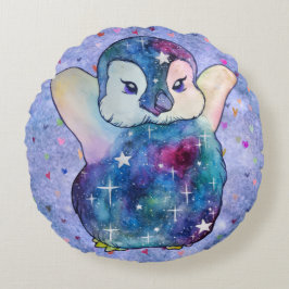 Almofada Redonda Penguin named Button