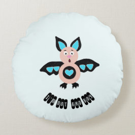 Almofada Redonda Pequeno morcego