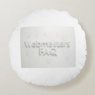 Almofada Redonda Perguntas frequentes sobre webmasters