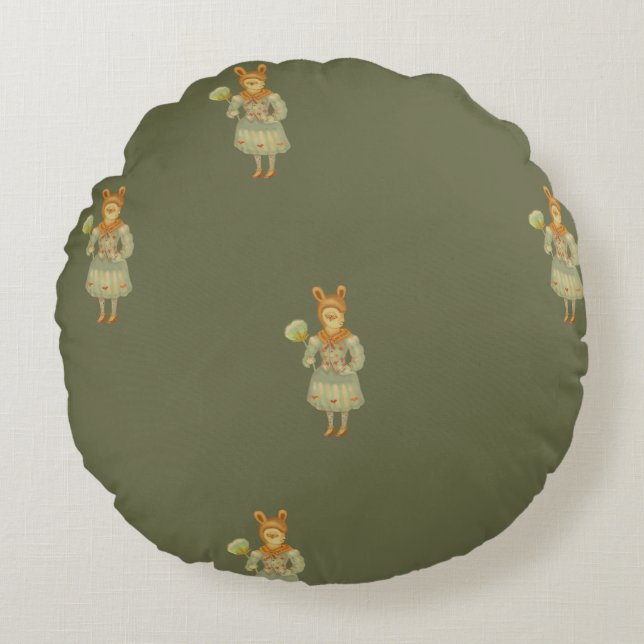 Almofada Redonda Personaje  (Frente)