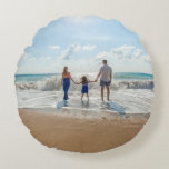 Almofada Redonda Personalizado Personalizado Duplo Lado Personaliza<br><div class="desc">Travesseiro redondo personalizado de lado duplo personalizado</div>