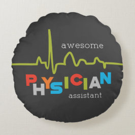 Almofada Redonda Personalizar, Assistente Médico Semana Incrível