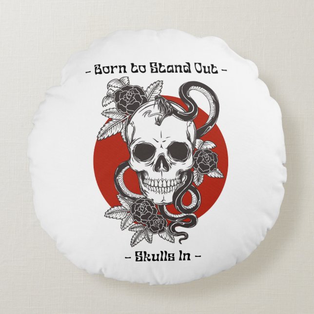 Almofada Redonda Personalize seu espaço com nosso Travesseiro perso (Frente)