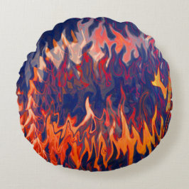 Almofada Redonda Pesadelos de um bombeiro....