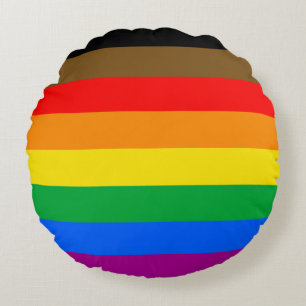 Almofada Redonda Philly Rainbow Pride Flag