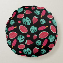 Picolé, cereja, morango e melancia