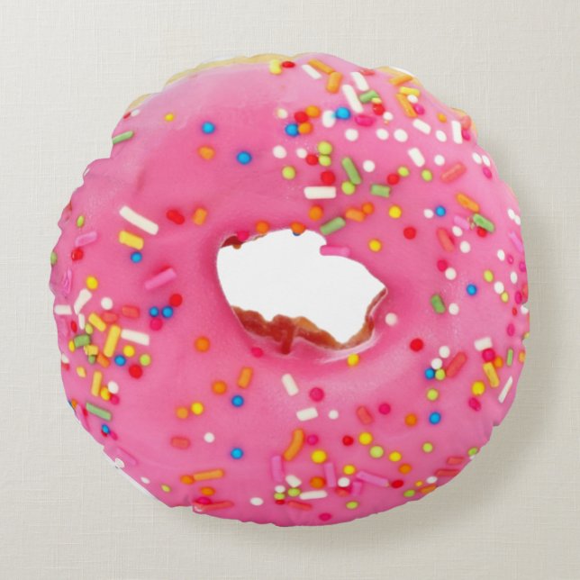 Almofada Redonda Pink donut (Frente)