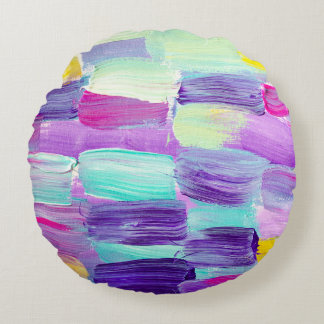 Almofada Redonda Pintado com abstrato criativo, wallpap