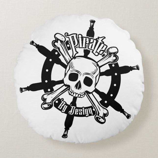 Almofada Redonda Pirate Cushion Round (Frente)