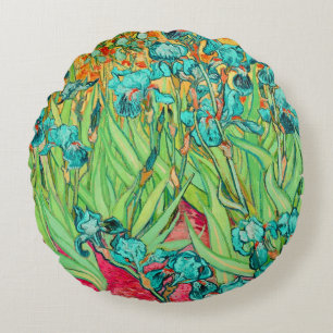 Almofada Redonda PixDezines van gogh iris/rua. Remy