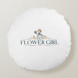 Almofada Redonda Pixie Flower Girl