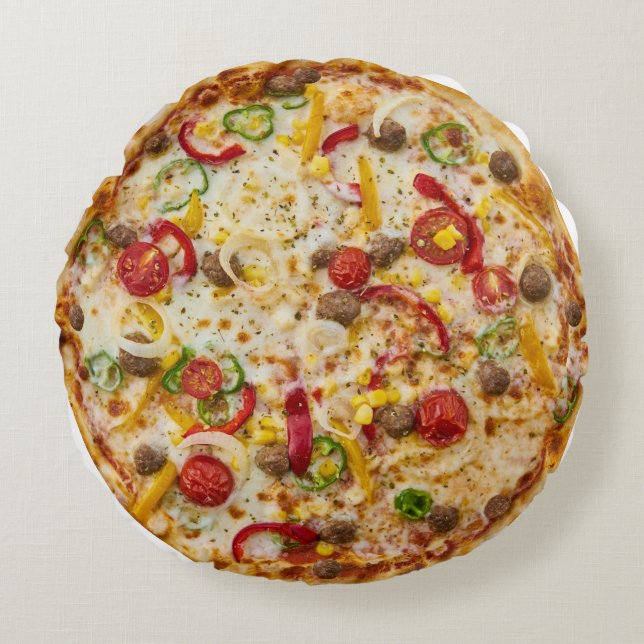 Almofada Redonda Pizza (Frente)