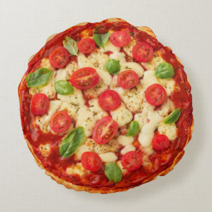Almofada Redonda Pizza Impressão Dupla