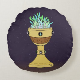 Almofada Redonda Poção mágica em Mazer e Chalice Combo