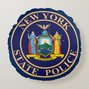 Almofada Redonda Polícia dos Estados de Nova Iorque