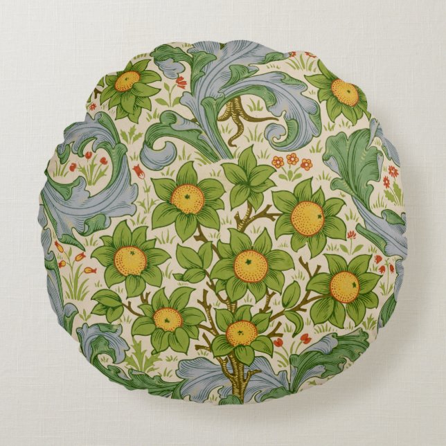 Almofada Redonda Pomar, Dearle, 1899 (Frente)