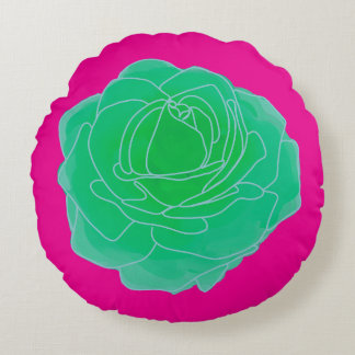Almofada Redonda Pop Art Rosa