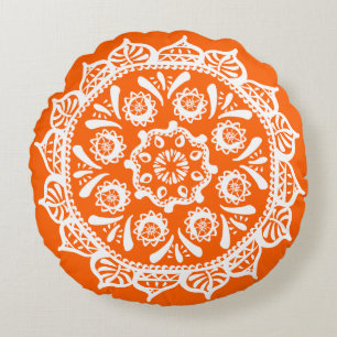 Almofada Redonda Poppy Mandala
