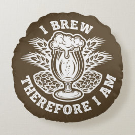 Almofada Redonda Por Isso, Eu Sou