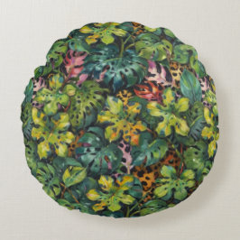 Almofada Redonda Predador Perigoso nos Trópicos