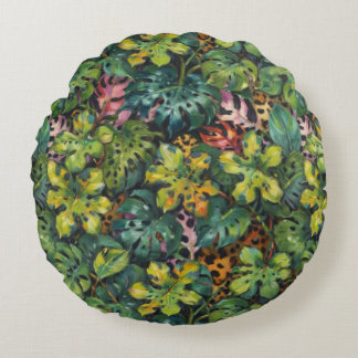 Almofada Redonda Predador Perigoso nos Trópicos