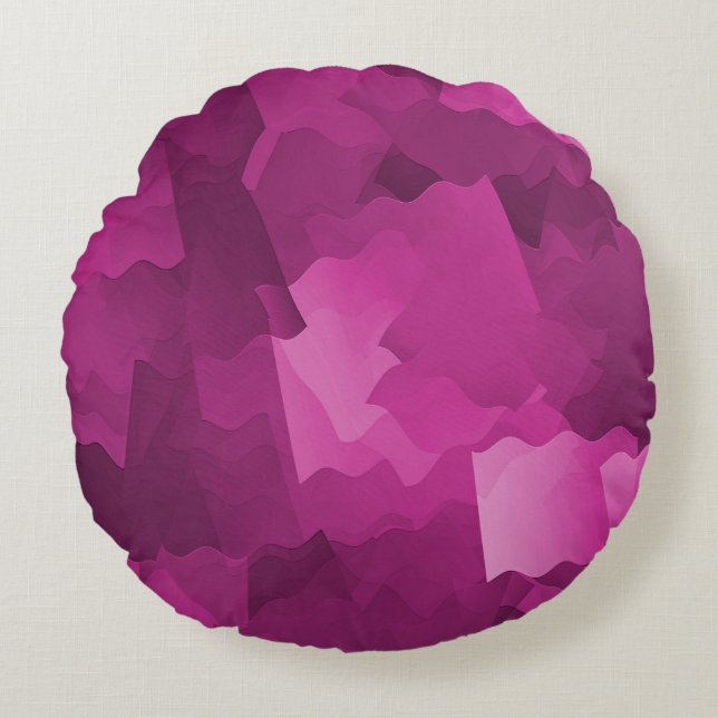 Almofada Redonda Pretty in Pink..... (Frente)