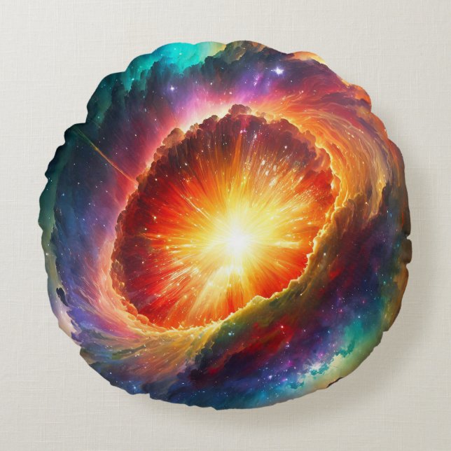 Almofada Redonda Pride Supernova -  (Frente)