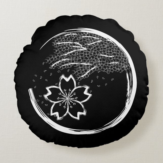 Almofada Redonda Primavera Crest (Frente)