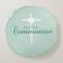 Primeira Comunhão Sagrada, Script em Verde Suave