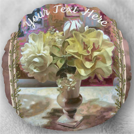 Almofada Redonda Primeiras flores PCM1