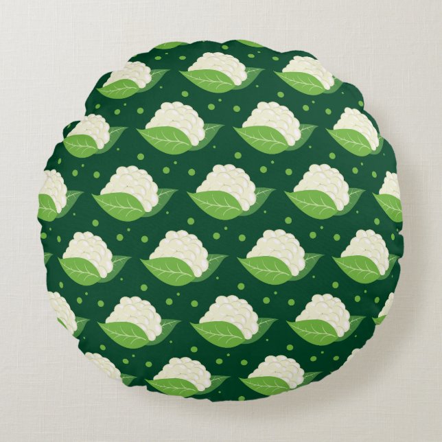 Almofada Redonda Primeiro Branco (Frente)