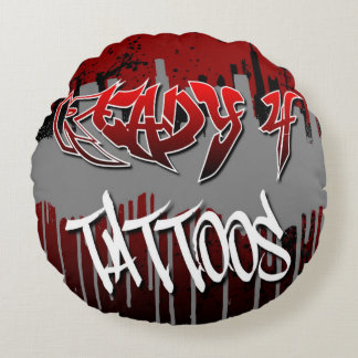 Almofada Redonda Pronto 4 Tatuagens Travesseiro redondo