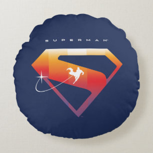 Almofada Redonda Protetor solar do Super-Homem