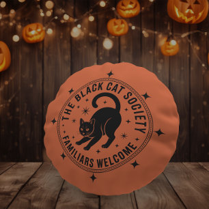 Almofada Redonda Pumpkin da Black Cat Society