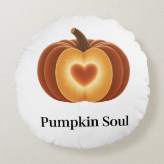 Almofada Redonda Pumpkin Soul – Autumn Decor Pillow