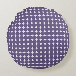 Almofada Redonda Purple Polka Dot para Berçário