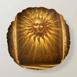 Almofada Redonda Ra – Ägyptischer Sonnengott´1