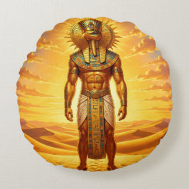 Almofada Redonda Ra – Egyptian Sun God´1