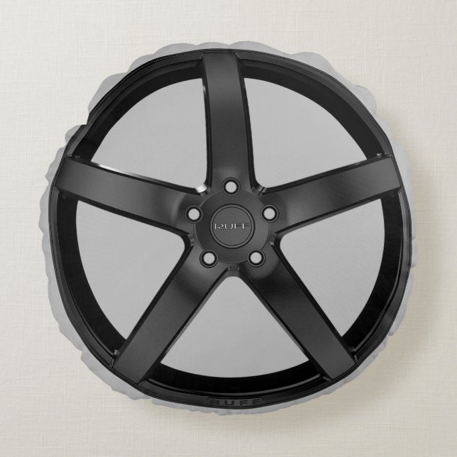 Almofada Redonda Racing Car Wheel Rim Gran Turismo Movie GT7 (Frente)