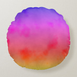 Almofada Redonda Rainbow Vapor