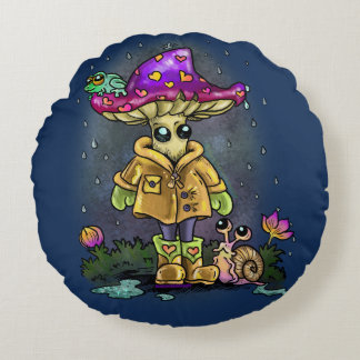 Almofada Redonda Rainy Day Friends