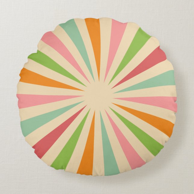 Almofada Redonda Raios do Sol Voltage (Frente)