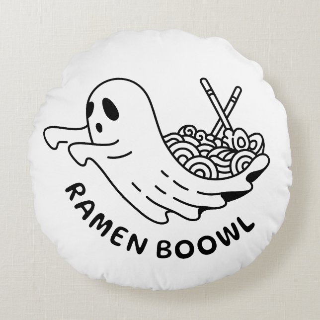 Almofada Redonda Ramen Boowl (Frente)