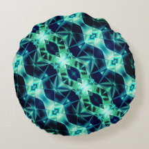 Rapto acrílico azul-esverdeado, formas de espelham