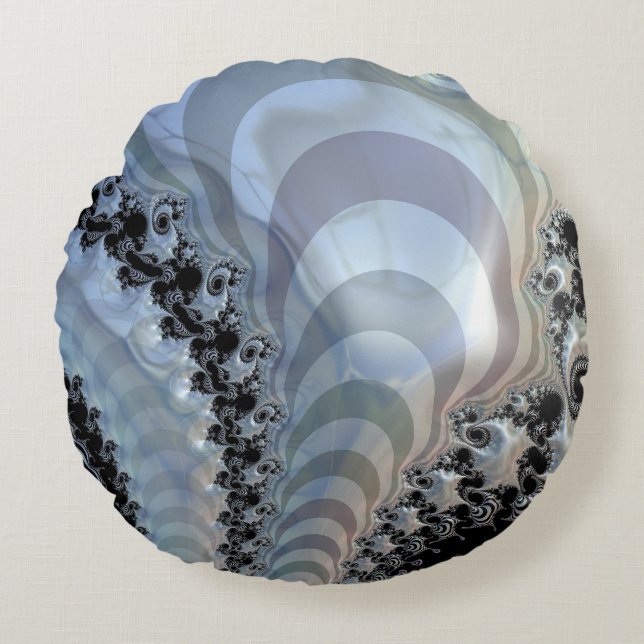 Almofada Redonda Recursive Realms (Frente)