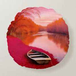 Almofada Redonda Red River Sunrise