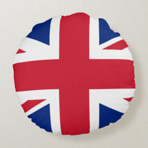 Almofada Redonda Reino Unido (British Flag) (Union Jack) (UK) GB