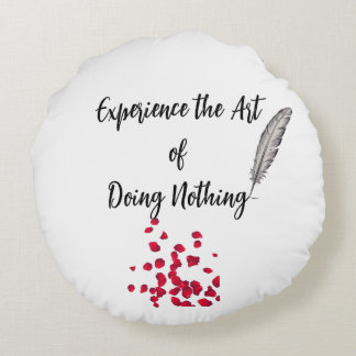 Almofada Redonda Relaxando o Travesseiro decorativo Redondo de Temp