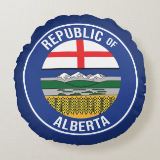Almofada Redonda República de Alberta WEXIT