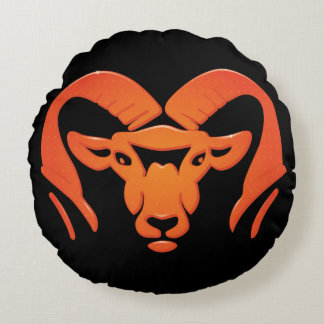 Almofada Redonda Rockford Rams nº 4 Travesseiro redondo